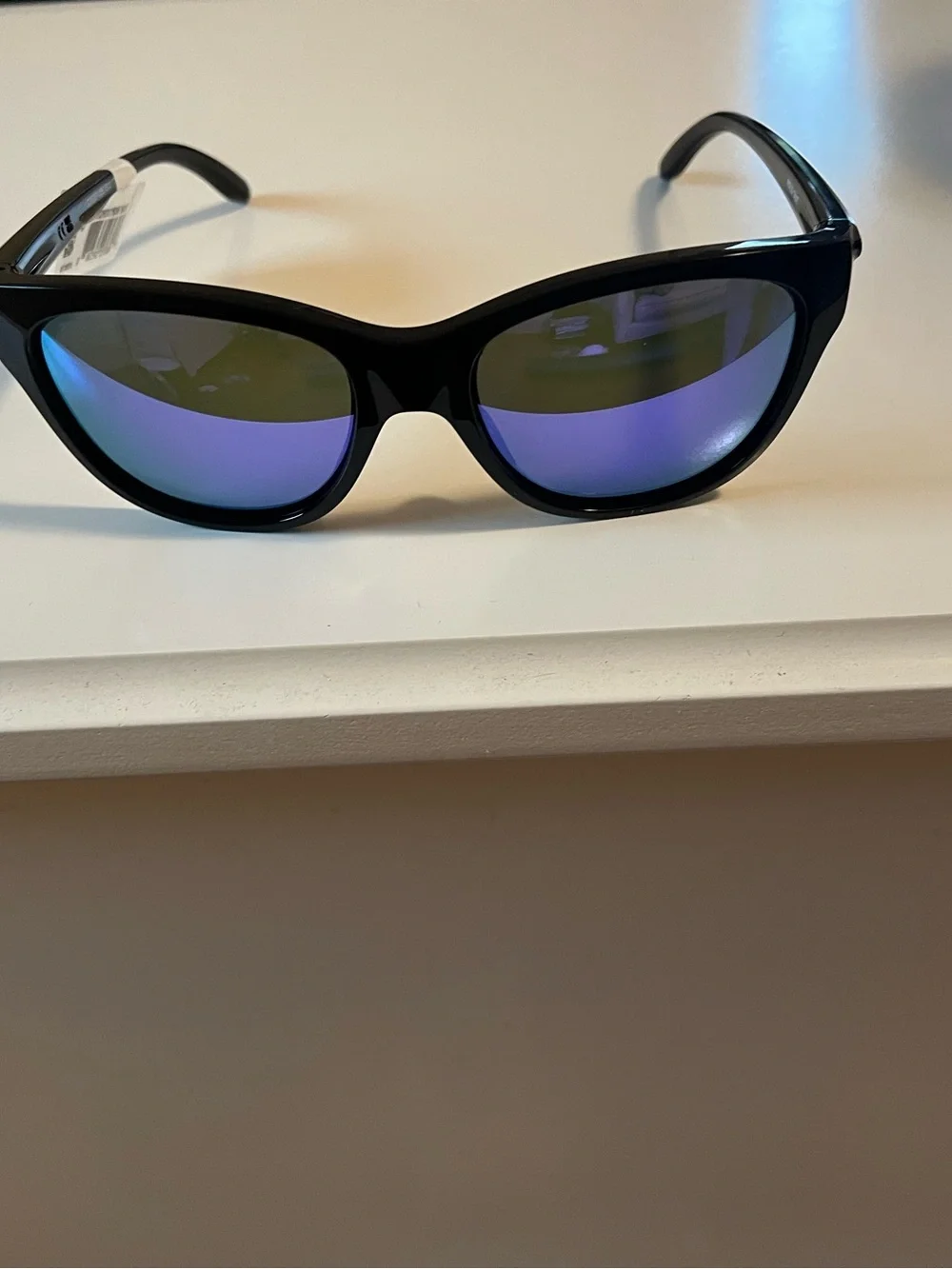 Oakley Hold Out Polished Black Violet Lens sunglasses $217 read sunglasses only